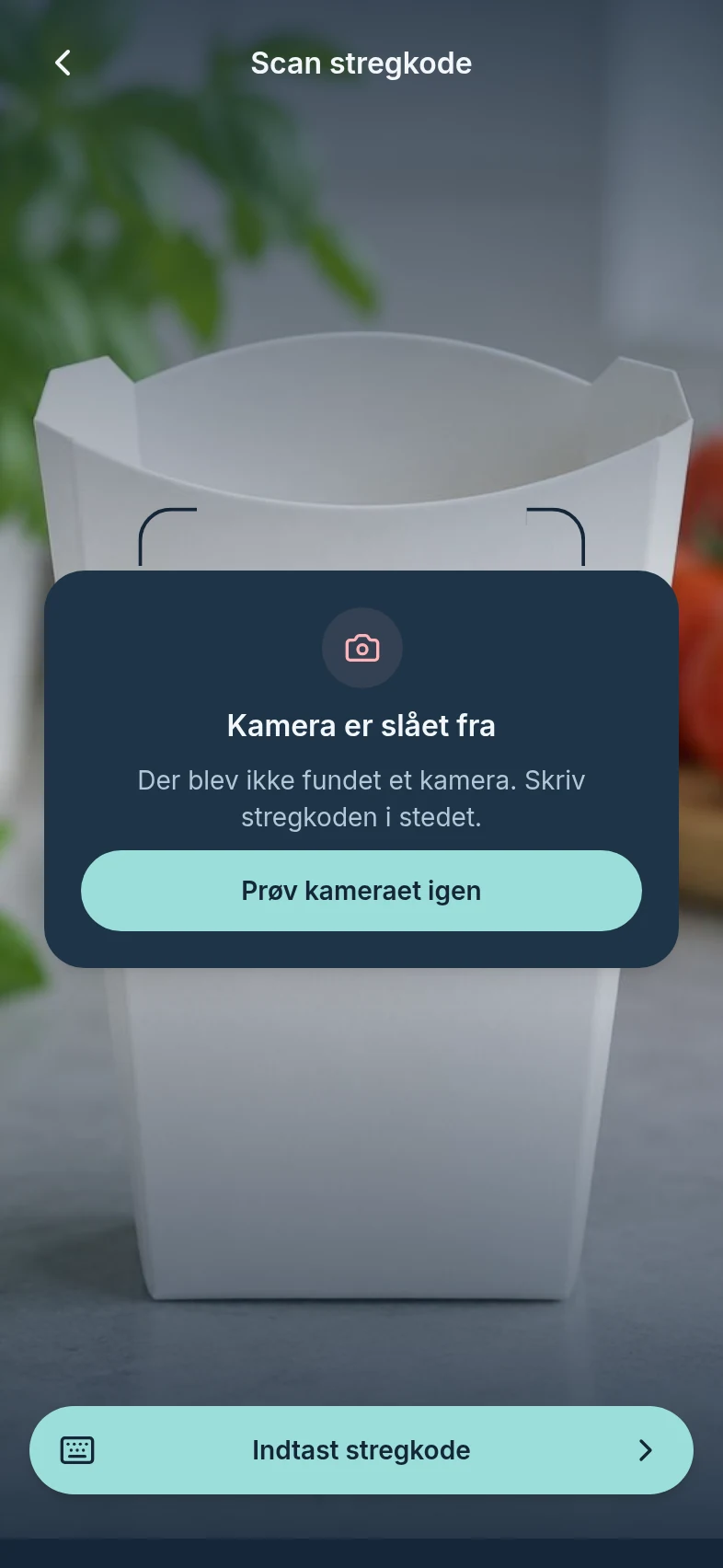 Scan stregkode